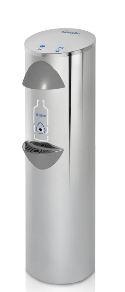  M-99IDPU
- Pulsador: agua fría
- Pulsador: agua natural
- Ambos pulsadores: agua mixta.
* Recogeaguas color azul bajo pedido
